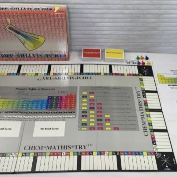 CHEM * MATHIS * TRY - BOARD GAME - aids in the learning of the chemical elements - Picture 2 of 8